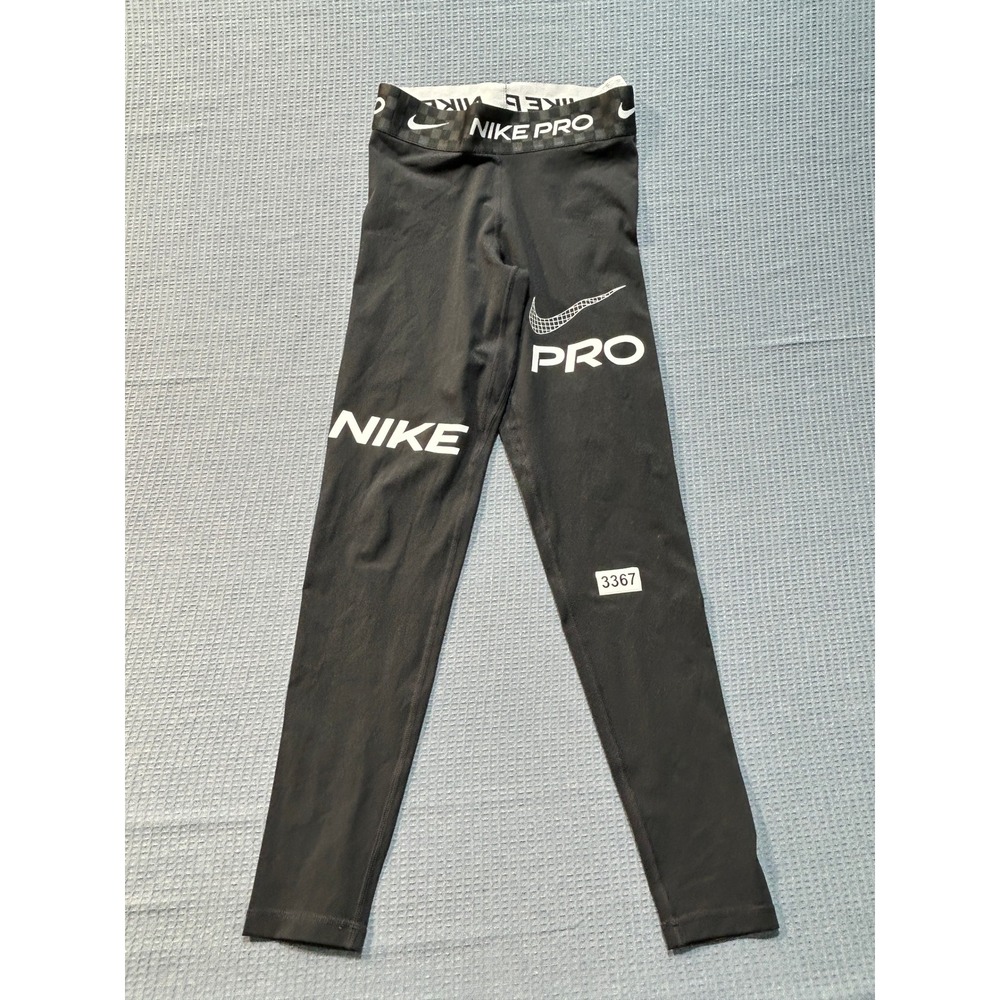 Nike Pro Dri-FITHigh-rise Leggings Womens Sz S Black